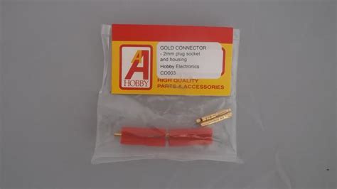 A Hobby Gold Connector 2mm Plug Socket And Housing RCNZ