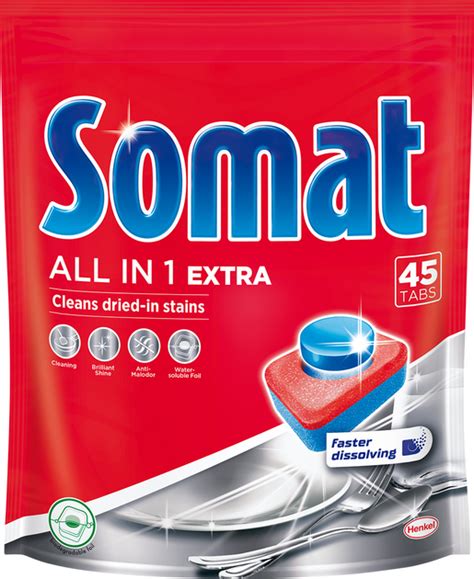 Таблетки для посудомийної машини Somat All in one Extra 45 шт ...