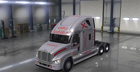 Freightliner Cascadia Template For ATS Skins ATS Mod American Truck