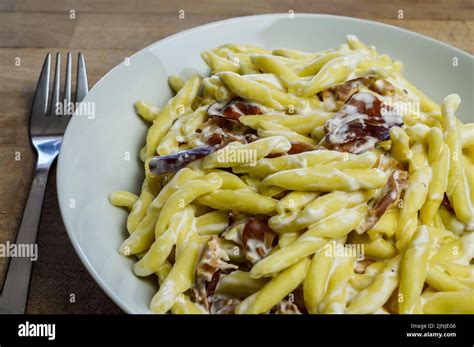 Strozzapreti Cream And Speck Specialty From Northern Italy Fresh