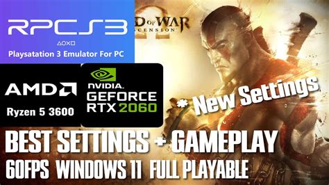 God Of War Ascension RPCS3 New Settings 2023 Best Settings Full