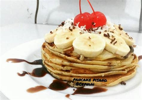 Resep Pancake Pisang Mudah Dan Enak Oleh Chev Nuh Cookpad