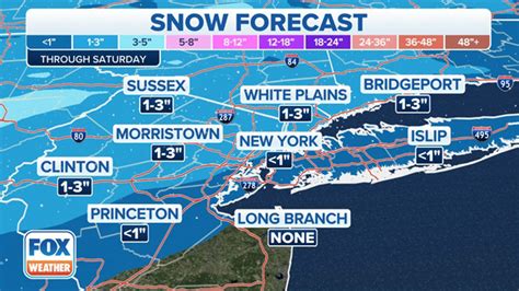 New York City may get snow Wednesday