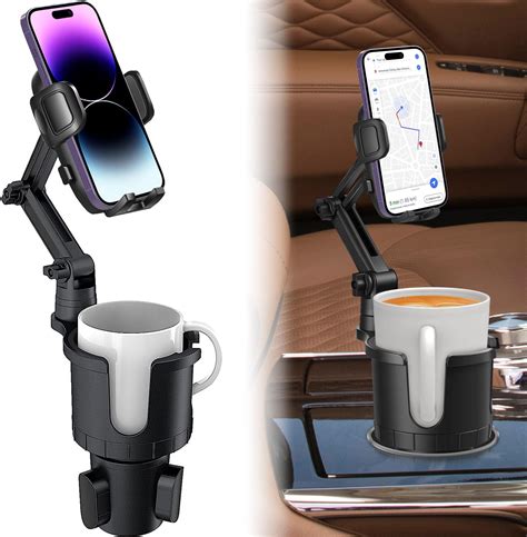 Amazon Cup Holder Extender Phone Mount Adjustable For Car With