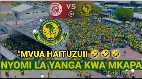 🔴live Mchana Huu Mashabiki Wa Yanga Wajitokeza Kwa Wingi Kwa Mkapa