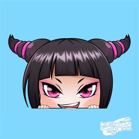 Juri Han Sticker Vinyl Sticker Anime Decal Anime Girl Etsy