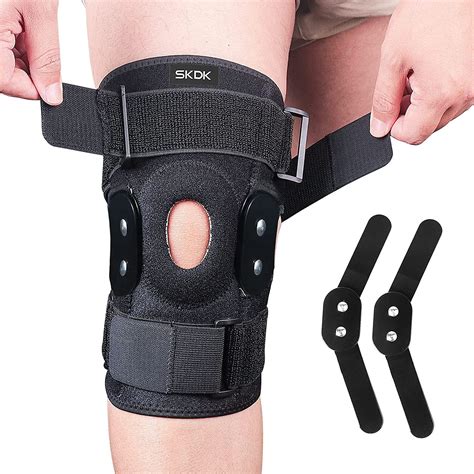 Buy SKDK Hinged Knee Brace With Side Stabilizers Adjustable