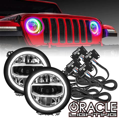 Oracle Lighting Colorshift® Rgbw Headlight Drl Upgrade Kit For 18 24