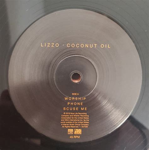 Buy Lizzo Coconut Oil 12 Ep Online For A Great Price Tonevendor