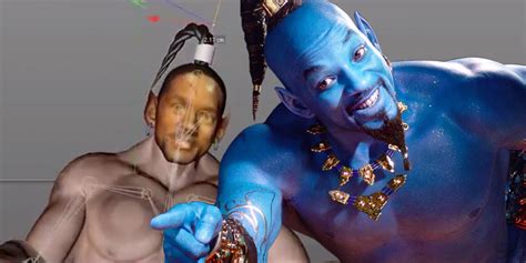 Aladdin Fan Recreates Will Smith's Genie With VFX (& It's Not Much Worse)