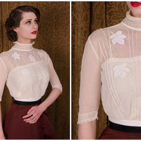 Edwardian Blouse Etsy