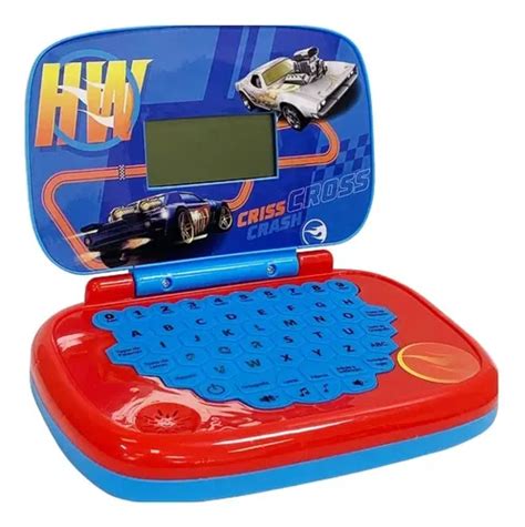 Laptop Hot Wheels Infantil Candide Lap Top Bil Ngue Musical Parcelamento Sem Juros