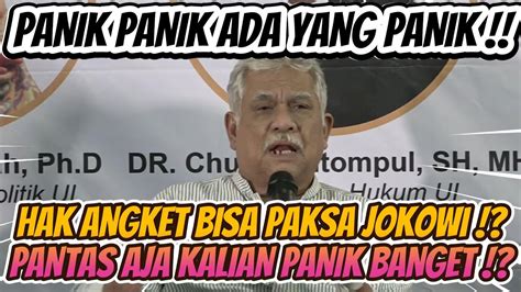 PANTAS SAJA BANYAK YANG PANIK HAK ANGKET HAK ANGKET BISA PANGGIL