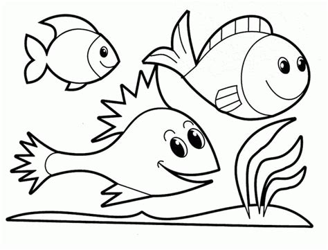 Free Simple Fish Coloring Page Download Free Simple Fish Coloring Page