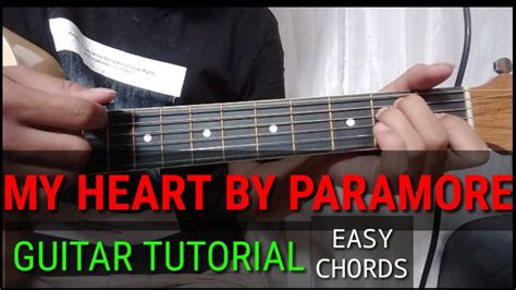 My Heart Paramore Guitar Tutorial Easy Chords Youtube