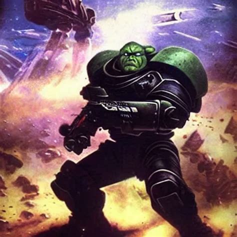 KREA Astartes Are Fighting Against Space Orcs Huge Armies Epic