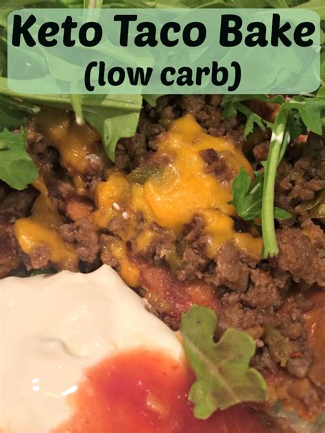 Keto Taco Bake Recipe Low Carb AddictedToSaving