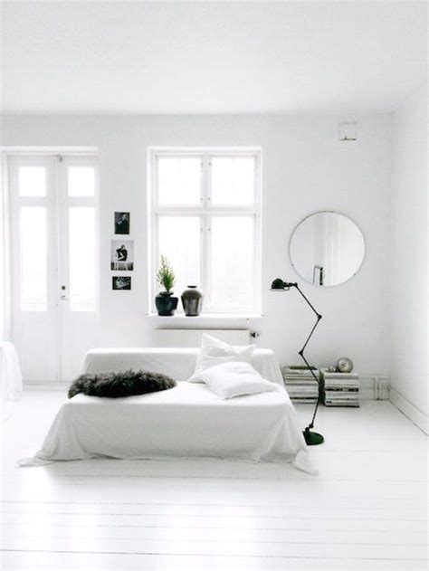 Minimalist White Bedroom Designs Mileray