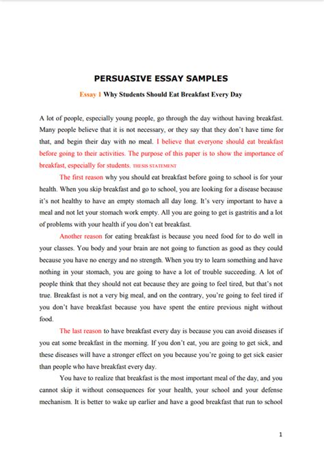 43 Persuasive Essay Examples College Most Popular Scholarship