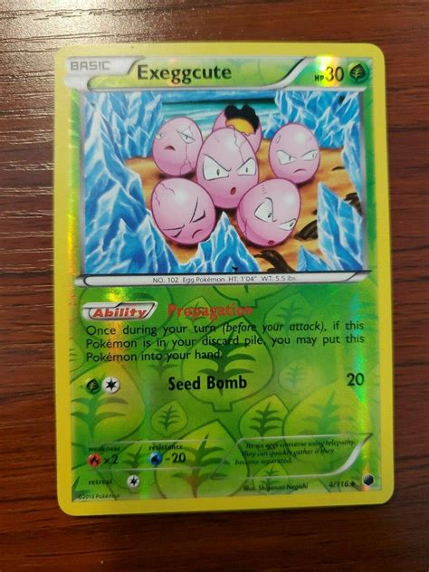 Exeggcute Reverse Holo Prices Pokemon Plasma Freeze Pokemon Cards