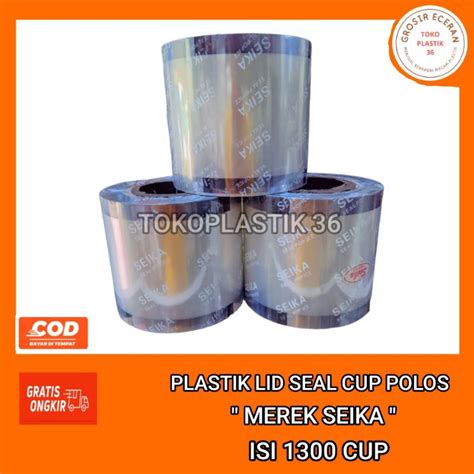 Jual Plastik Lid Seal Cup Motif Seika Cup Sealer Cup Tutup Gelas