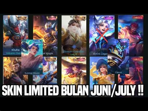 Bocoran Puluhan Skin Limited Yang Akan Di Resale Di Bulan Ini Awal