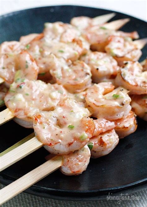 Bangin Grilled Shrimp Skewers Skinnytaste