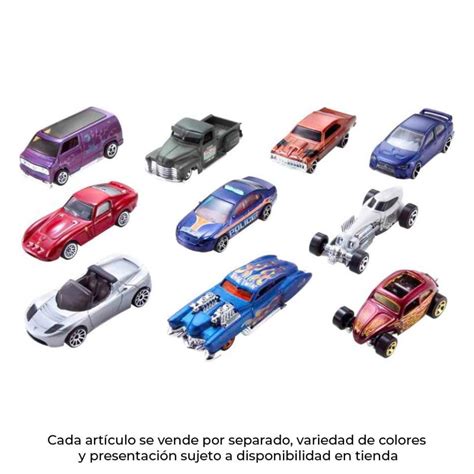Set Hot Wheels de 10 vehículos Walmart