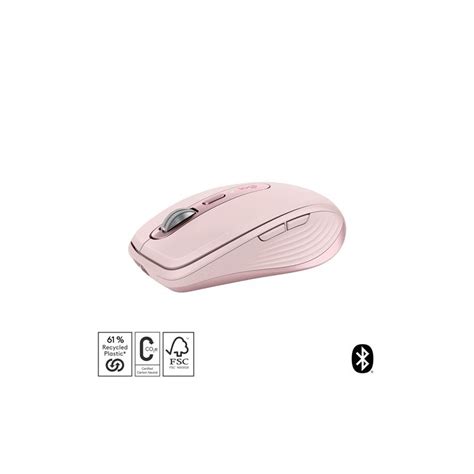 Souris Sans Fil Bluetooth Logitech MX Anywhere 3S Rose