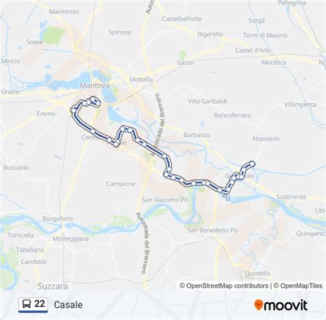 22 Route: Schedules, Stops & Maps - Casale (Updated)