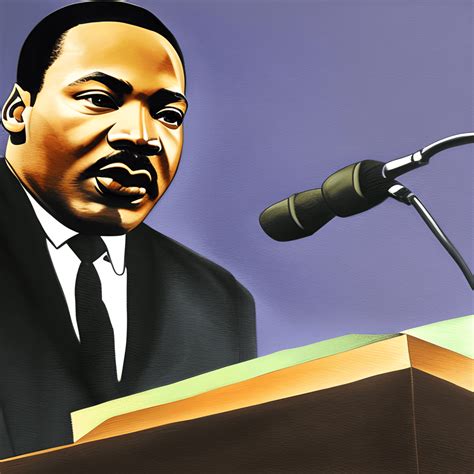 Martin Luther King Painting · Creative Fabrica