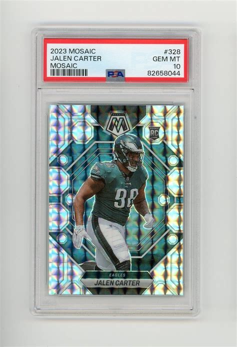 Jalen Carter 2023 Mosaic 328 Silver Price Guide Sports Card Investor