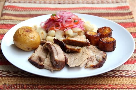 Ecuadorian hornado or slow roasted pork recipe - Laylita's Recipes