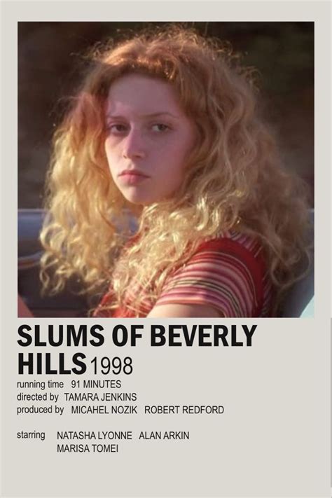 Slums of beverly hills movie poster – Artofit