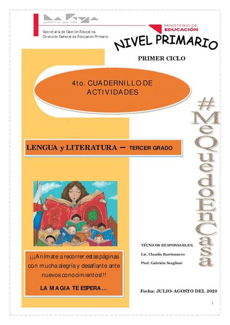 Pdf 4to Cuadernillo De Actividades€¦ · La Nota De Enciclopedia Es Un Tipo De Texto