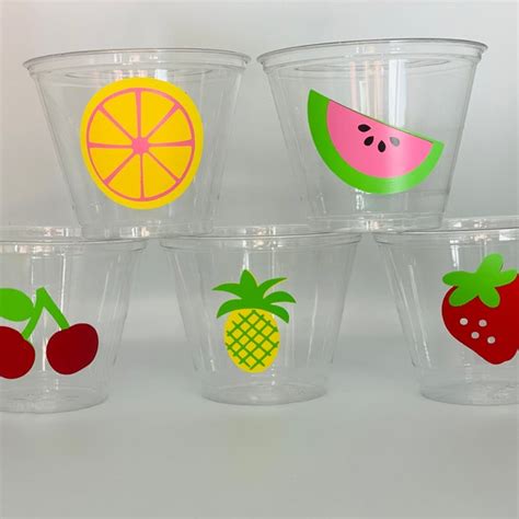 Fruit Cups Baby Shower Etsy