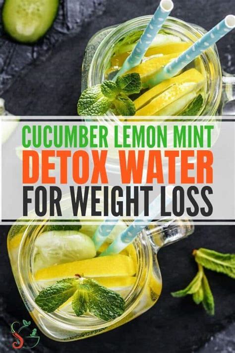 How To Use Cucumber Lemon Mint Detox Water For Weight Loss Spices