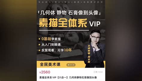 素描全体系vip【六合一】几何体静物石膏像到头像【课源abc49828 教育视频 免费在线观看 爱奇艺