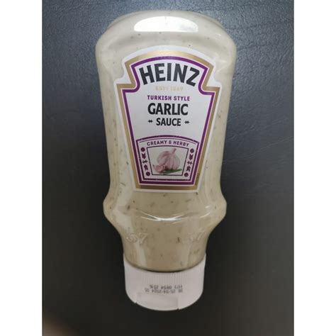 Heinz Turkish Style Garlic Sauce 420g Shopee Philippines