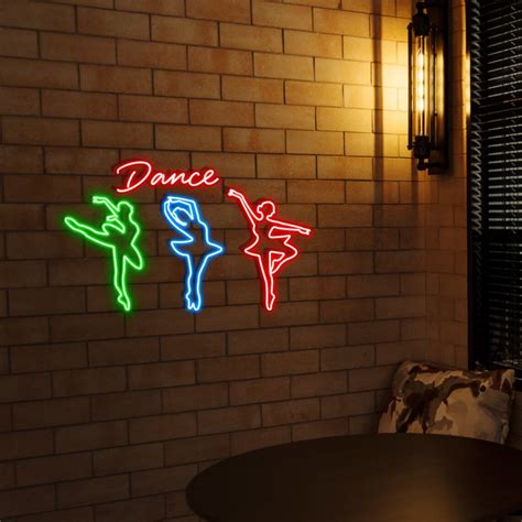 Ballet Dancer Neon Sign Ballet Dance Neon Custom Led Neon Etsy