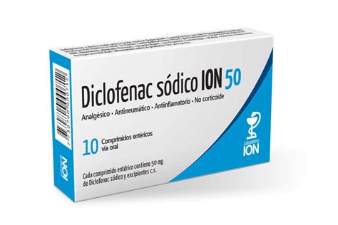 DICLOFENAC SODICO ION 50 X10 Laboratorio Ion