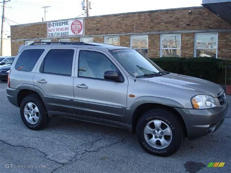 2001 Parchment Gold Metallic Mazda Tribute ES V6 4WD 21630491 Photo