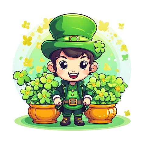 Premium Photo Saint Patrick Day Cartoon Character Leprechaun