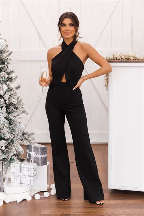 Thinking Out Loud Black Backless Jumpsuit Artofit