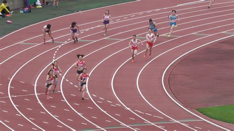 女子4x100mr 2組 1支部予選 千葉県高校総体2024 Youtube