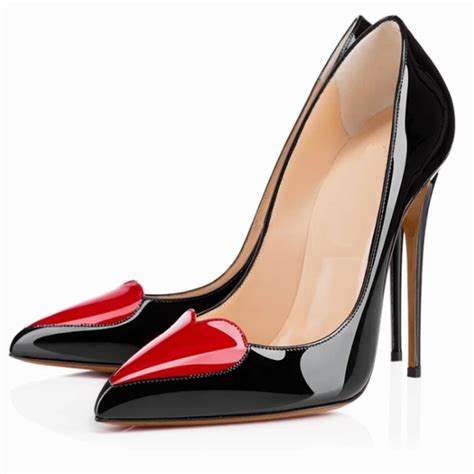 Designer Women Shoes High Heel Patchwork Patent Leather Wedding Bridal Shoes Stiletto Pointed