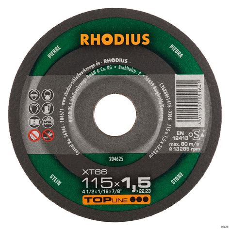 RHODIUS CUTTING WHEEL DISC TOPLINE XT66 Veligaa Hardware