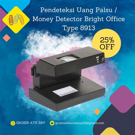 Jual Mesin Deteksi Uang Palsu Money Detector Bright Office Type