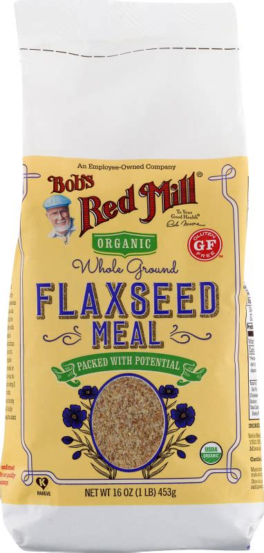 Bob S Red Mill Organic Whole Ground Flaxseed Meal Bob S Red Mill