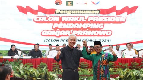 Usai Diumumkan Jadi Cawapres Mahfud Md Sampaikan Terima Kasih Ke